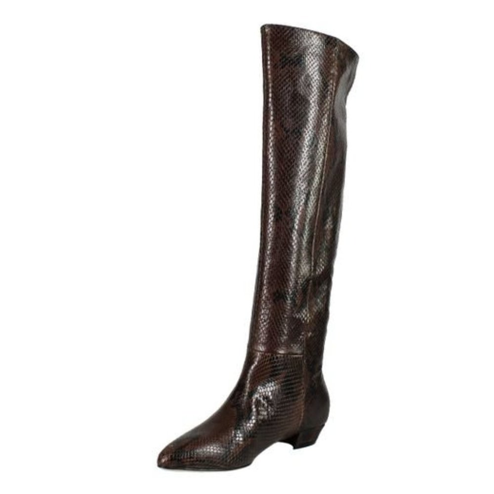 SIGERSON MORRISON Women's Snake Embossed Boots - Picture 6 of 13